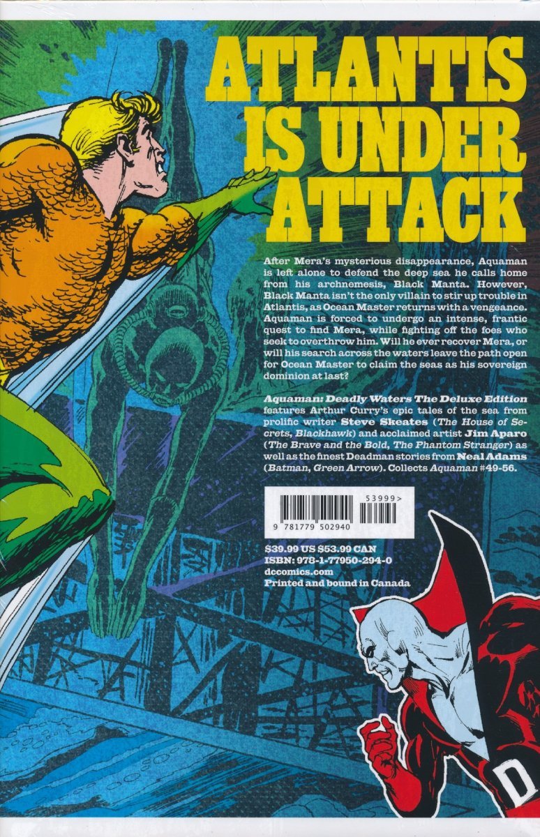 AQUAMAN DEADLY WATERS THE DELUXE EDITION HC [9781779502940]