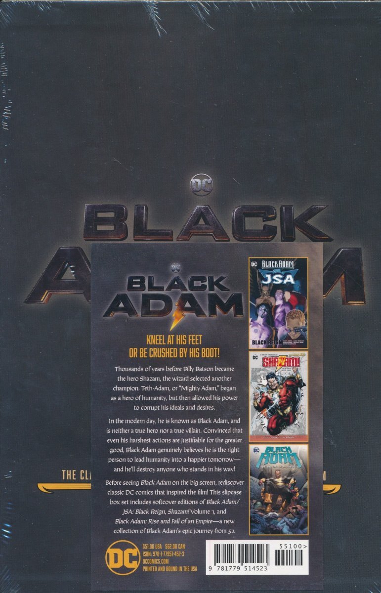 BLACK ADAM ESSENTIAL READING BOX SET SC [9781779514523]