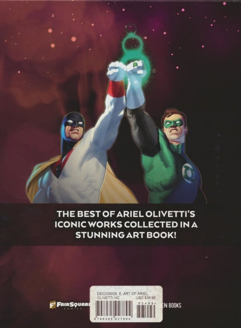 ART OF ARIEL OLIVETTI WITH GREAT COMICS COMES GREAT ARTISTRY HC [9798985927894]