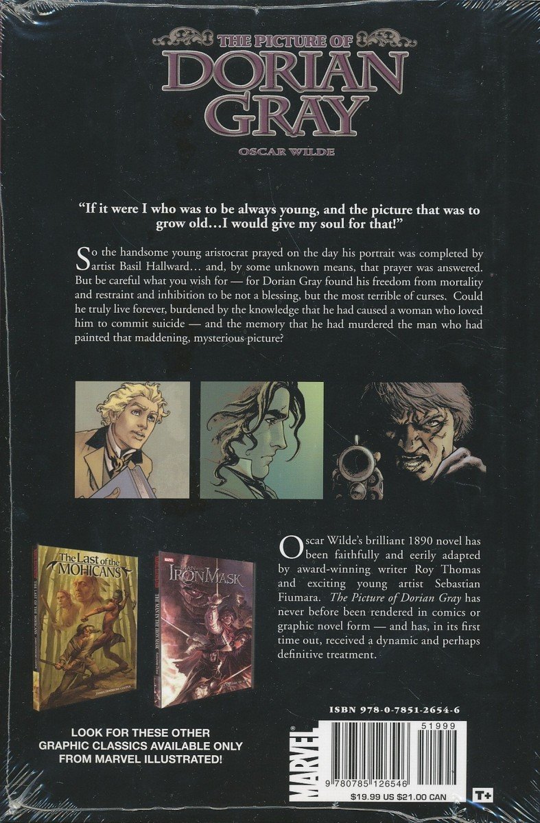 MARVEL ILLUSTRATED THE PICTURE OF DORIAN GRAY HC [9780785126546]