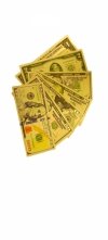 ZESTAW NA PREZENT KLASERY  BANKNOTY POZŁACANE INNE