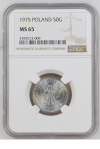 50 GROSZY 1975 NGC MS 65