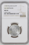 1 złoty 1978 BZM 1978 NGC MS 64 