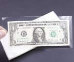 Holdery na banknoty 7,5X16,5 cm 100 szt. 