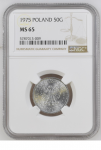 50 GROSZY 1975 NGC MS 65