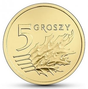 5 Groszy gr 2013 mennicza woreczka ROYAL MINT