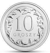 10 Groszy gr 2005 mennicza z woreczka 