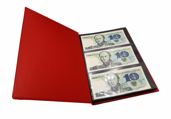 KLASER ALBUM NA BANKNOTY PRL PREMIUM LARGE BORDO