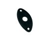 Płytka gniazda jack VPARTS Oval VJP-003 (BK)