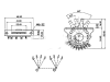 Przełącznik 3-poz. Mega Switch VPARTS SW-230 (BK)