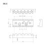 Blokada strun GOTOH GHL-2 (CR)