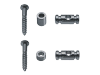 Komplet docisków strun GOTOH RG15/30 (CK)