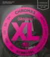 Struny D'ADDARIO Chromes ECB81-5SL (45-132) 5str.