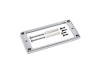 Płaska niska ramka humbuckera SCHALLER SH (CR)