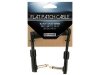 Kabel patch ROCKBOARD Flat Black Coiled AA (50cm)