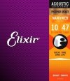 Struny ELIXIR NanoWeb Phosphor Bronze (10-47) 12st
