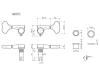 Klucze do basu GOTOH GB707 (GD, 4L)