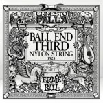Pojedyncza struna ERNIE BALL Ball End Black G3