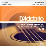 Struny D'ADDARIO Phosphor Bronze EJ41 (09-45)12str