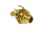 Gniazdo jack stereo 6,3mm PURE TONE (GD)