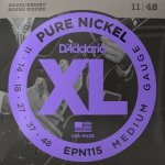 Struny D'ADDARIO XL Pure Nickel EPN115 (11-48)