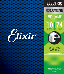 Struny ELIXIR OptiWeb Nickel Plated (10-74) 8str