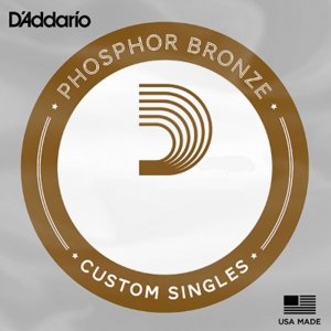 Pojedyncza struna D'ADDARIO Phosphor Bronze 021w
