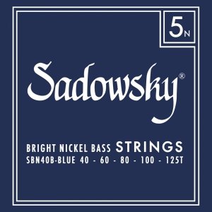 Struny SADOWSKY Blue Bright Nickel (40-125) 5str