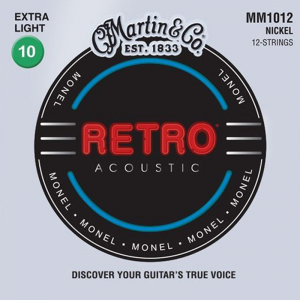 Struny MARTIN Retro Monel MM1012 (10-47) 12str