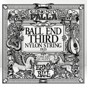 Pojedyncza struna ERNIE BALL Ball End Black G3