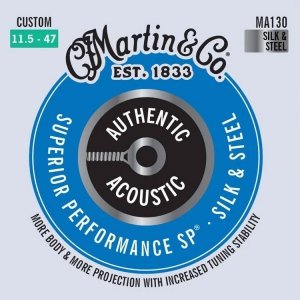 Struny MARTIN Authentic SP Steel MA130 (11,5-47)