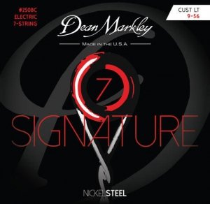 Struny DEAN MARKLEY Nickel Steel (9-56) 7str.