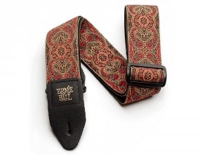 Pasek gitarowy ERNIE BALL Crimson Paisley Jacquard