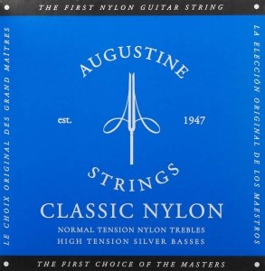 Struny AUGUSTINE Classic Nylon Blue Normal/High