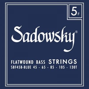 Struny SADOWSKY Blue Flatwound Bass (45-130) 5str