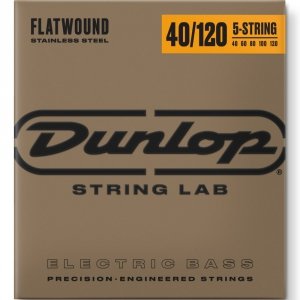Struny DUNLOP DBFS40120 Flatwound (40-120) 5str