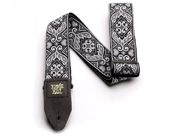 Pasek gitarowy ERNIE BALL Tribal Silver Jacquard