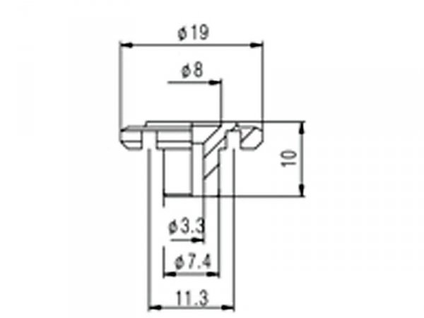 Docisk strun do basu VPARTS VSR-001 (CR)