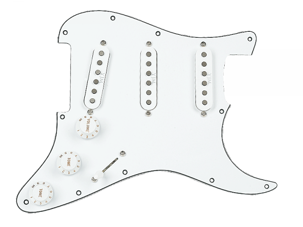 SEYMOUR DUNCAN YJM Fury Strat Pickguard (WH)