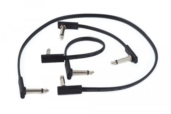 Kabel patch ROCKBOARD Flat Black AA (20cm)