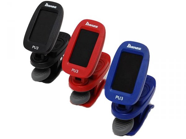 Tuner chromatyczny IBANEZ PU3 Clips (RD)