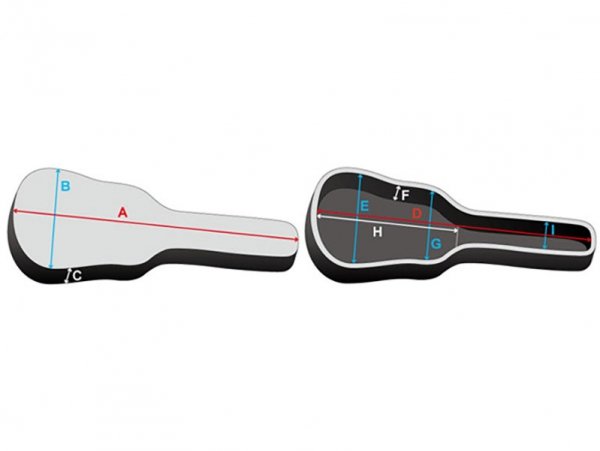Pokrowiec do akustyka IBANEZ IAB541TW PowerPad
