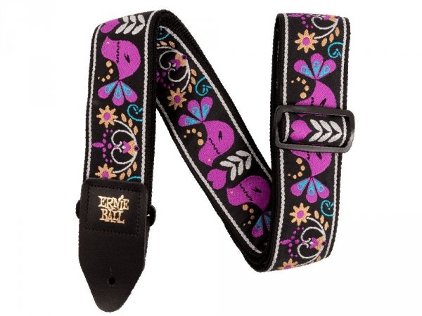 Pasek gitarowy ERNIE BALL Purple Bird Jacquard