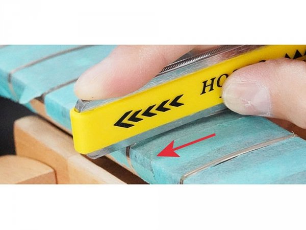 Dwustronny pilnik do progów HOSCO H-FF2HC (R-2mm)