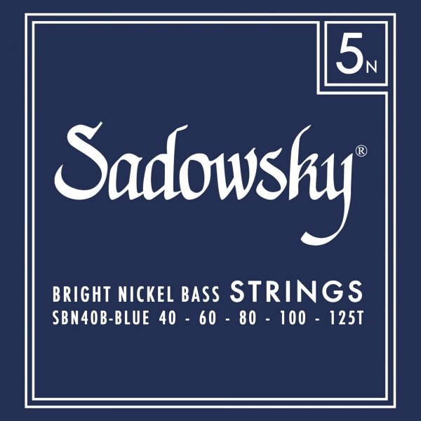 Struny SADOWSKY Blue Bright Nickel (40-125) 5str