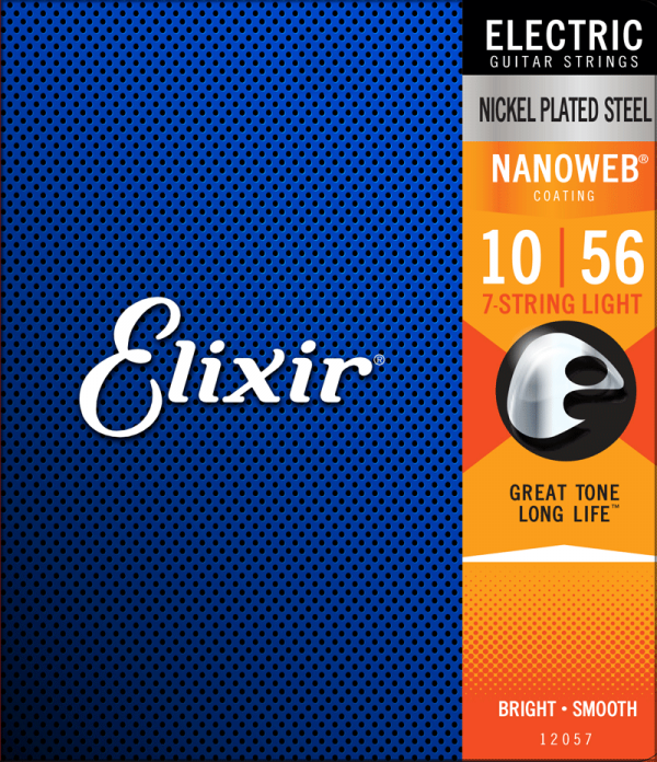 Struny ELIXIR NanoWeb Nickel Plated (10-56) 7str