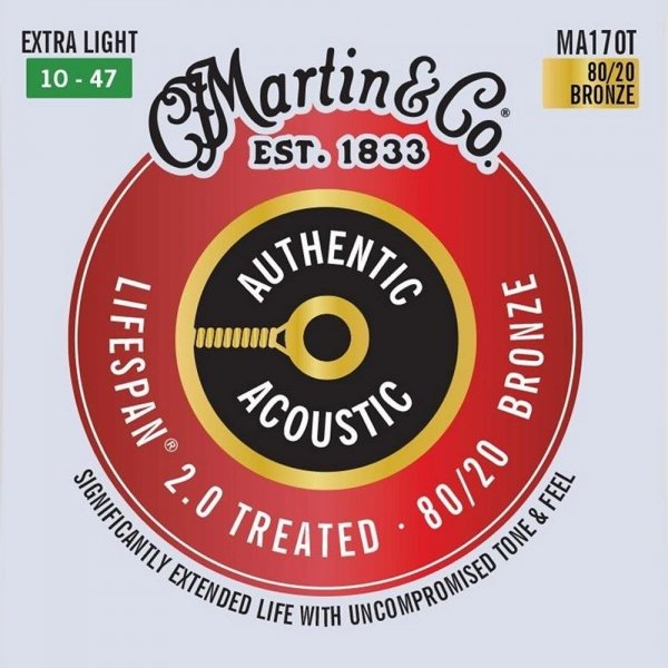 Struny MARTIN LifeSpan 2.0 Treated Bronze (10-47)