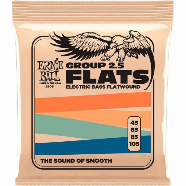 Struny ERNIE BALL 2805 Flatwound (45-105)
