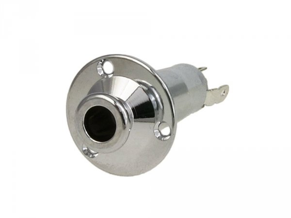 Gniazdo stereo z zaczepem VPARTS EJ212 (CR)