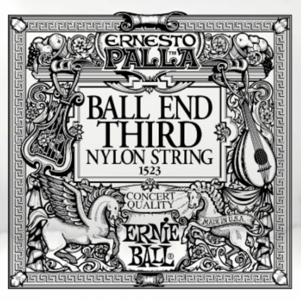 Pojedyncza struna ERNIE BALL Ball End Black G3